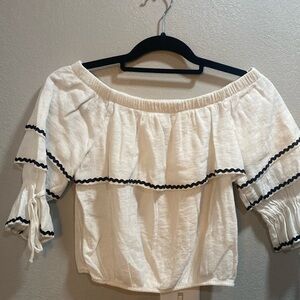 Forever 21 white crop top